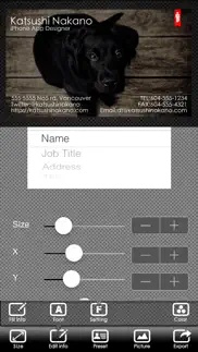businesscarddesigner - business card maker with airprint iphone screenshot 2