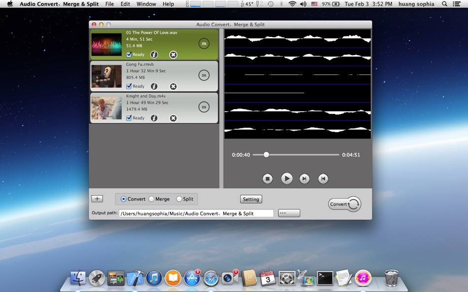 Audio Convert、Merge & Split - 2.3.1 - (macOS)