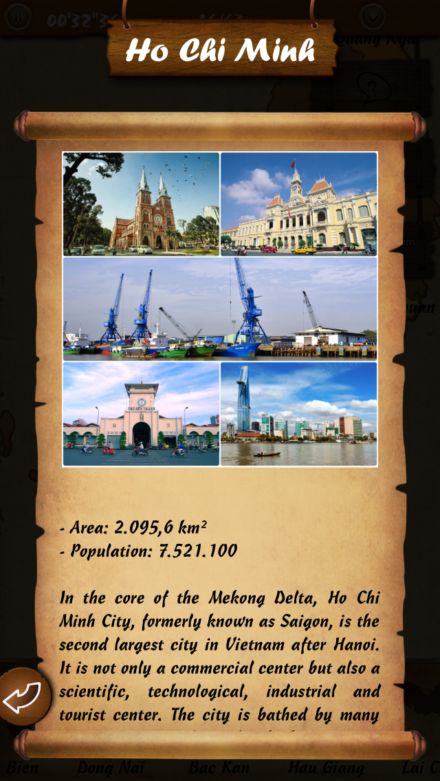 MapPieces Vietnam - A map puzzle game