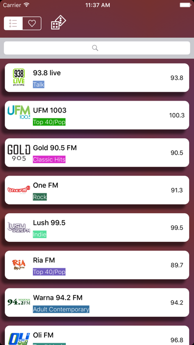 App screenshot