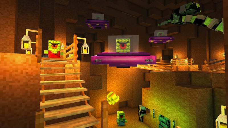 Block Gun HD: Aliens vs Cowboys Pixel FPS Shooter screenshot 3