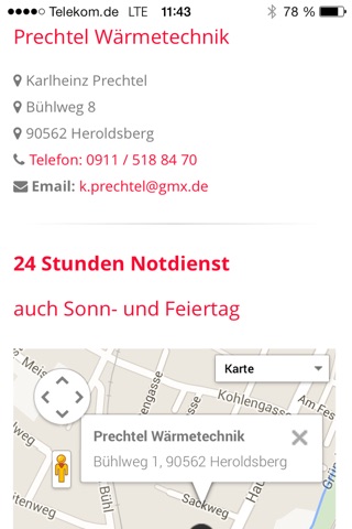 Prechtel Wärmetechnik screenshot 3