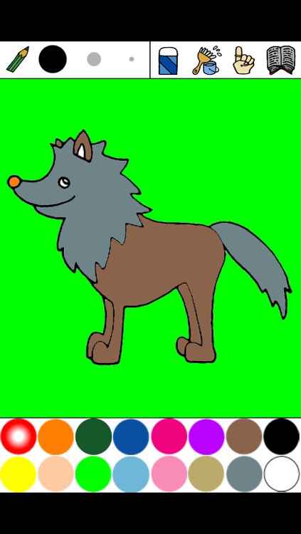 Animal Coloring for Kids Lite : iPhone edition screenshot-4