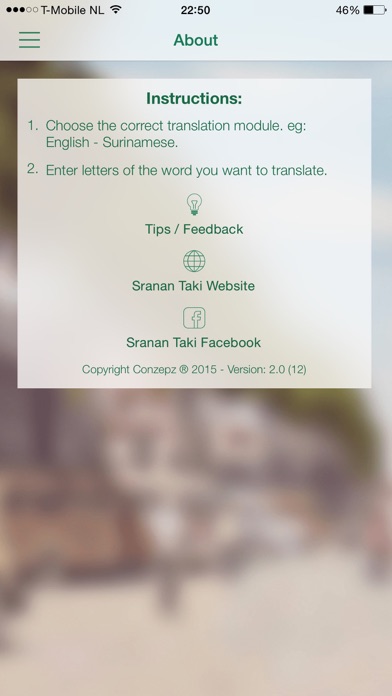 App screenshot