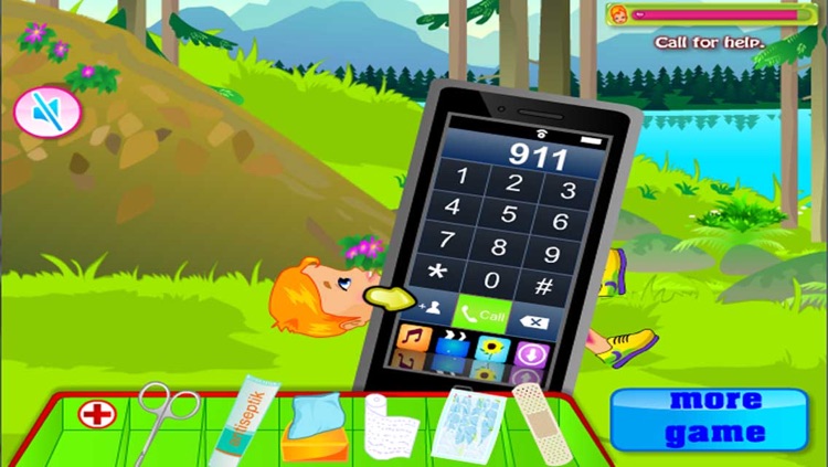 Kids First Aid Road Accident