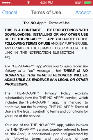 The-No-App screenshot 2