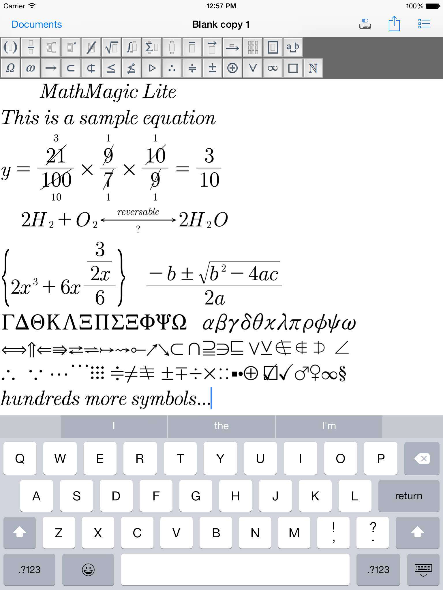 MathMagic Lite for iOS