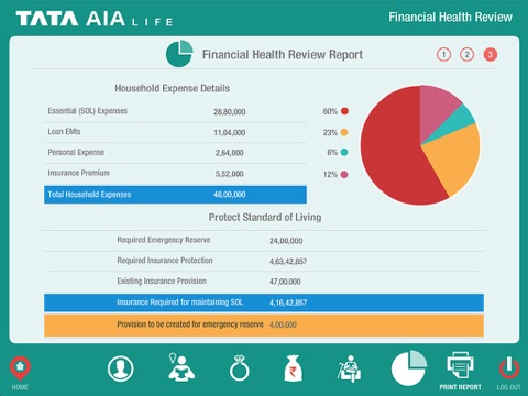 TATA AIA Financial Health Review screenshot 3