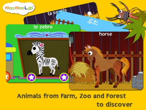 Animal World - Peekaboo Animals, Games and Activities for Baby, Toddler and Preschool Kids iPad screenshot 1 - Education app