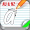 Teach your children how to write letters, numbers and your own words, using the Australian and New Zealand education approved plain and cursive fonts - QLD, NSW, ACT, VIC, TAS, SA, WA, NT and NZ