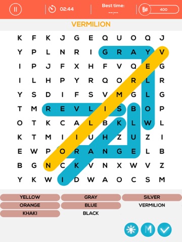 Mystery Word Puzzles - search the hidden words iPad screenshot 1 - Games app