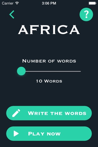 Africa - The word guessing game screenshot 2