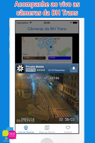 Trânsito BH - Câmeras e mapa do trânsito em Belo Horizonte screenshot 2