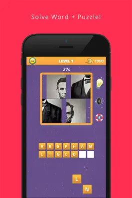 Game screenshot Wordzzle: US presidents trivia, Name the president apk