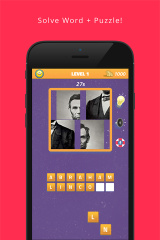 Wordzzle: US presidents trivia, Name the president screenshot 2