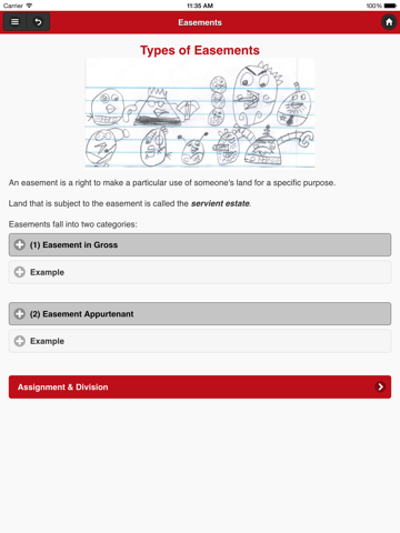 Property Law Made Simple iPad screenshot 4 - Education app
