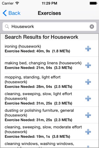 How Much Exercise Calorie Calculator - Exercise Needed for a Given Calories Burned screenshot 4