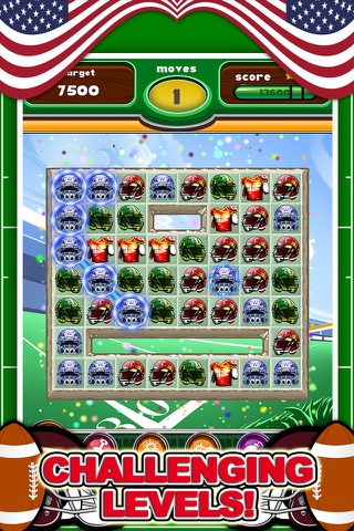 American Football Game by Puzzle Picks Match 3 Games FREE screenshot 2