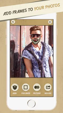 Game screenshot Beard Stash Free - Funny Mustache Pic & Booth Split hack