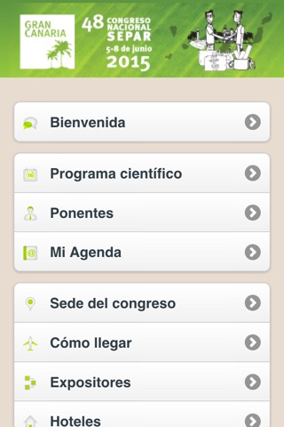 48º Congreso Nacional SEPAR 2015 screenshot 2