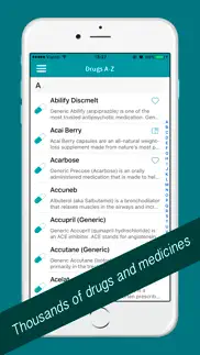 drugs dictionary - best drugs & medical dictionary iphone screenshot 1