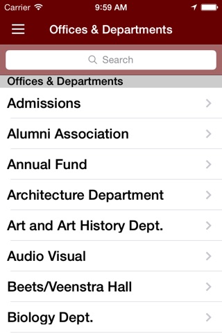 Calvin College screenshot 3