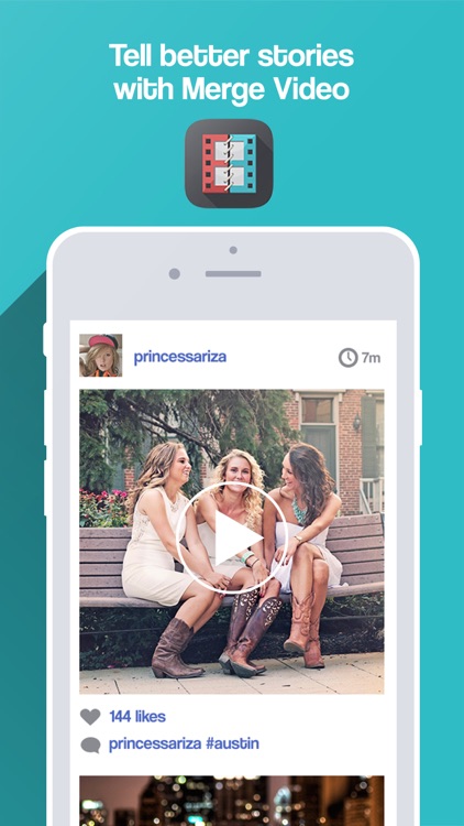 Merge Video + Combine and Mix Movie Clips & Slideshows Together for Vine and Instagram screenshot-4