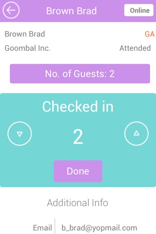 Goombal Event Check In screenshot 4