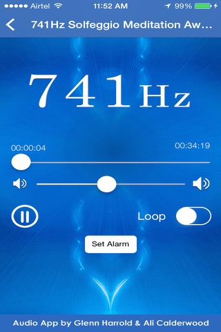 741hz Solfeggio Sonic Meditation by Glenn Harrold & Ali Calderwood screenshot 2