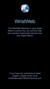 WristWeb - Web Browser for Apple Watch screenshot 1