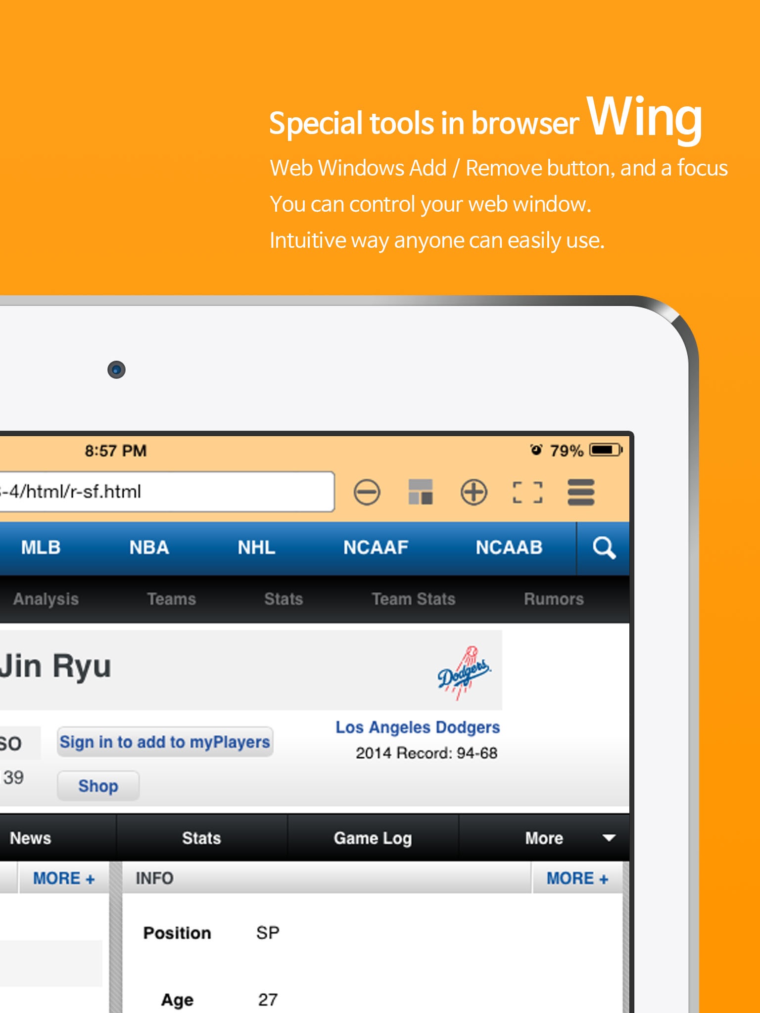 Wings Browser screenshot 3