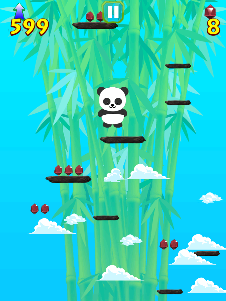 A Panda Kid Jump Cute Animal Games Adventure screenshot 9