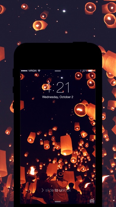 Pro Screen 360 無料のロック画面の壁紙 テーマの背景 Ios8とipadのために Iphoneアプリ Applion