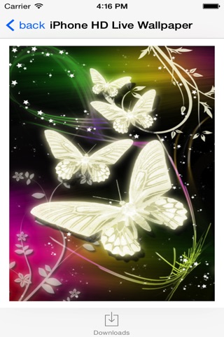 Butterfly HD Wallpaper for iPhone screenshot 2