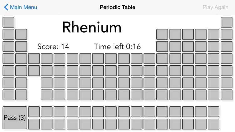 1 Minute Chemistry Periodic Table screenshot-3