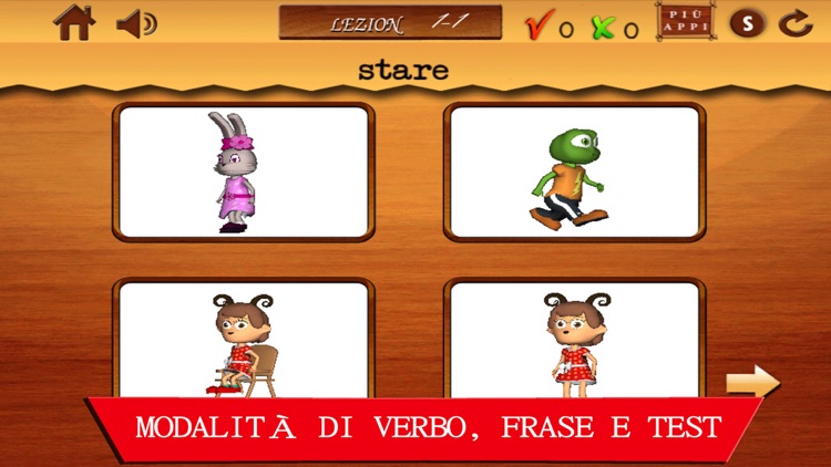 Verbi per i bambini- Parte 2- Apprendimento del linguaggio nei bambini in età prescolare: Children learn animated Italian language action verbs and play