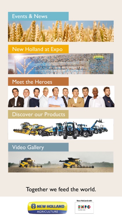 New Holland Agriculture Expo Milano 2015 Official app