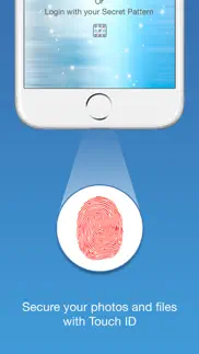 finger-print camera security with touch id & secret pattern unlock protect-ion iphone screenshot 3