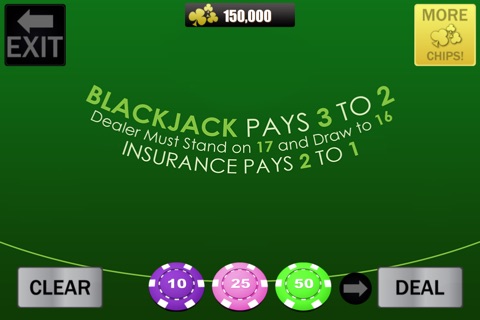 CASINO ROYAL BLACKJACK screenshot 2