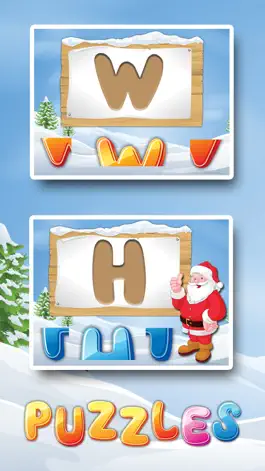 Game screenshot Letters with Santa Free - Kids Learn Alphabet and Letters apk
