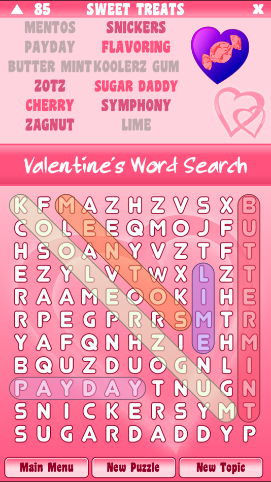 Valentine's Day Word Search - 2.15 - (iOS)