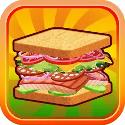 Sandwich Lunch Food Maker Mania - sim mama story & make cooking dash games for kids app icon