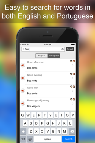 Portuguese Phrasebook - Learn Brazilian Portuguese Language With Simple Everyday Words And Phrases screenshot 4