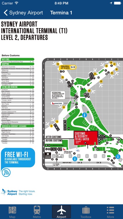 Sydney Offline Map - City Metro Airport