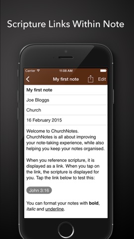 ChurchNotes - Write Notes From Church Sermons and Bible Studies or Podcastsのおすすめ画像1