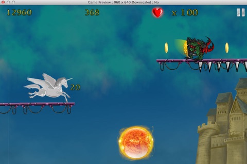 Silver Unicorn Apocalypse Wars - My Epic Dragons Castle Attack Story screenshot 3