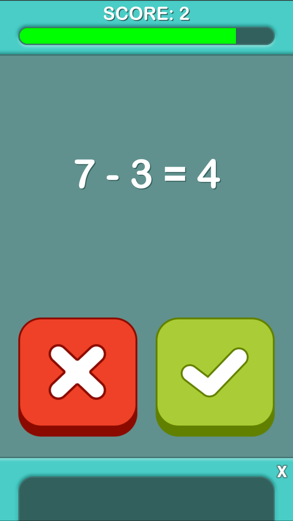 Add 60 Seconds for Brain Power - Subtraction Lite Free