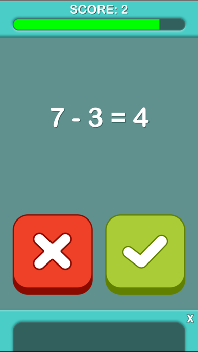 Screenshot #3 pour Add 60 Seconds for Brain Power - Subtraction Lite Free