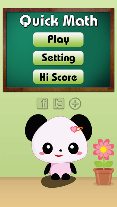 Screenshot #1 pour Cute Bear Hard-Working : Study Quick Math