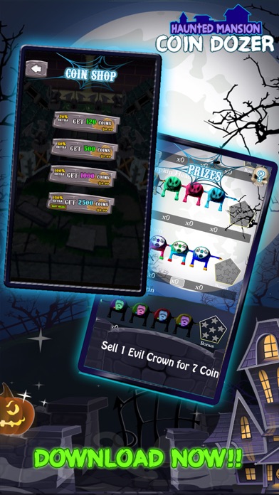 COIN DOZER HAUNTED MANSION : HALLOWEEN CREATURE EDITION 1.2 IOS CASINO COIN DOZER HAUNTED MANSION : HALLOWEEN CREATURE EDITION 1.2 IOS